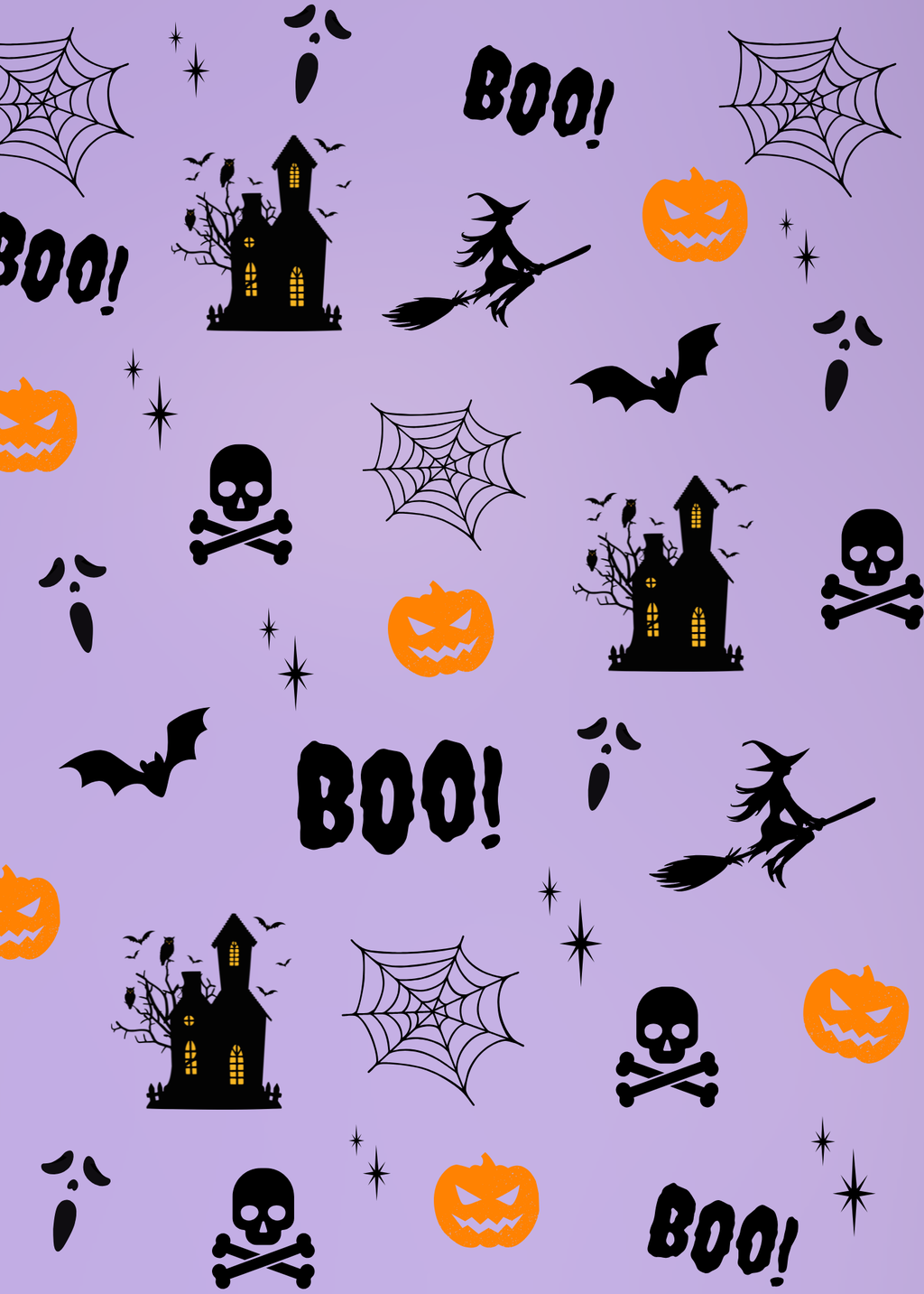 Purple Halloween (Halloween Collection) - DIGITAL DOWNLOAD